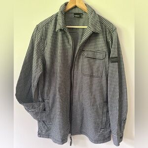 Barbour Monochrome Check Shirt Jacket